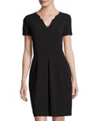 Double-woven Ring Dress, Black