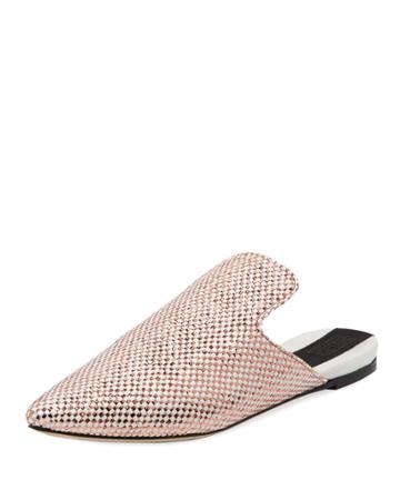 Bozza Metallic Brocade Flat
