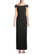 Darrah Off-the-shoulder Evening Gown