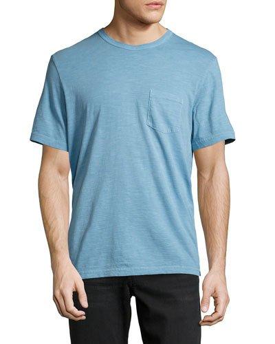 Short-sleeve Pocket Tee, Blue