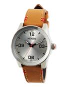 36mm G.i. Leather Watch, Brown