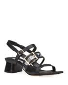 Maja Vinyl & Leather Slingback