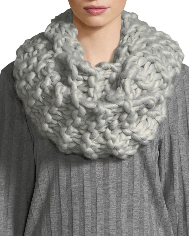 Chunky Hand-knit Infinity