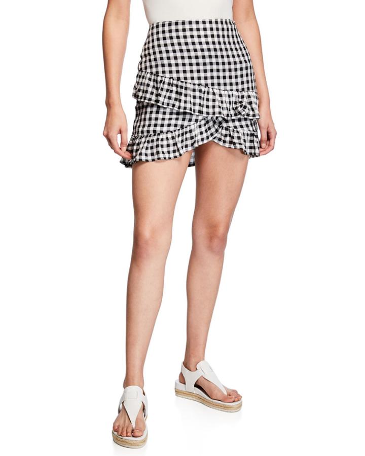 Day Trip Gingham Tiered