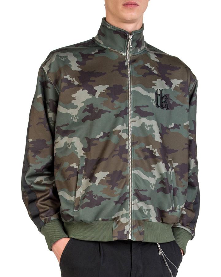 Men's Embroidered Logo Camouflage Technical
