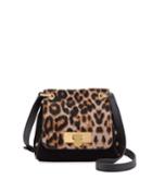 Baylee Leopard-print Flap Crossbody Bag