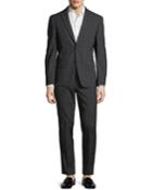 Men's Windowpane Wool Two-piece