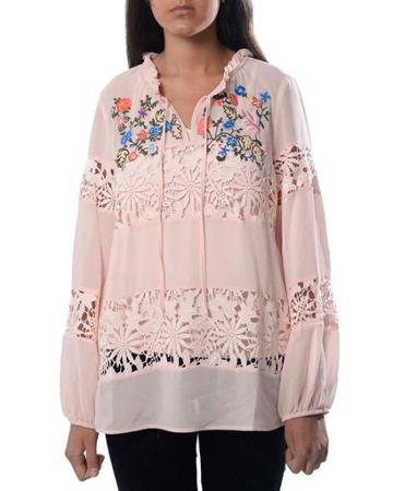 Artisan Lace Embroidered Top
