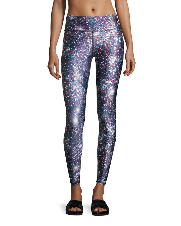 Night Sparkle Tall-band Performance Leggings,