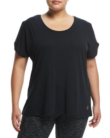 Fleur Cold-shoulder Tee,