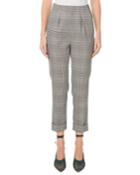 Horley Slim-leg Checkered Crop Pants