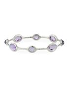 Rock Candy 8-stone Bangle In Amethyst