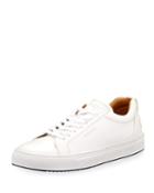 Men's Lyndon Leather Low-top Sneakers, White