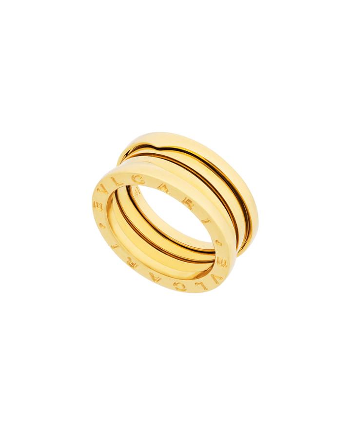 B.zero1 18k Gold 2-row Ring,