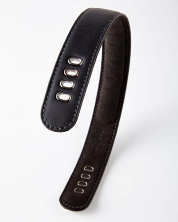 Pure Black Silver Headband