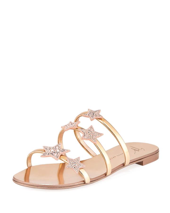Metallic Leather Star