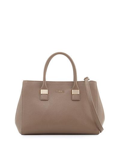Amelia Medium Leather Tote Bag