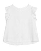 Flutter-sleeve Top,