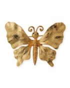 Brushed Butterfly Pin