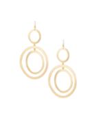 Triple Hoop Drop Earrings