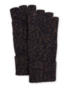Men's Cashmere Tweed Fingerless Gloves