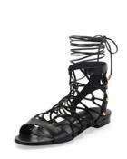 Chain-link Lace-up