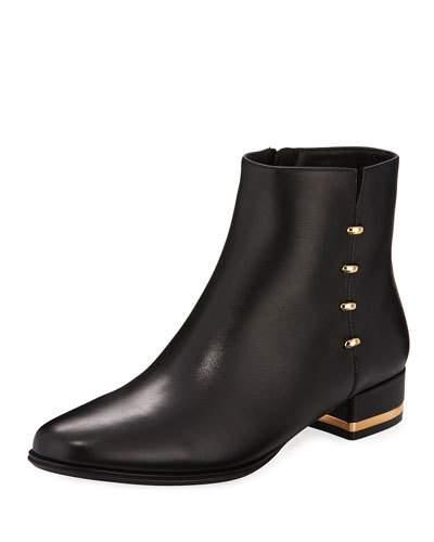 Armin Leather Bootie W/