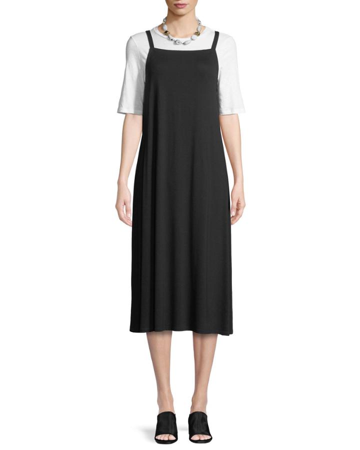 Lightweight Viscose Jersey Slip Dress,