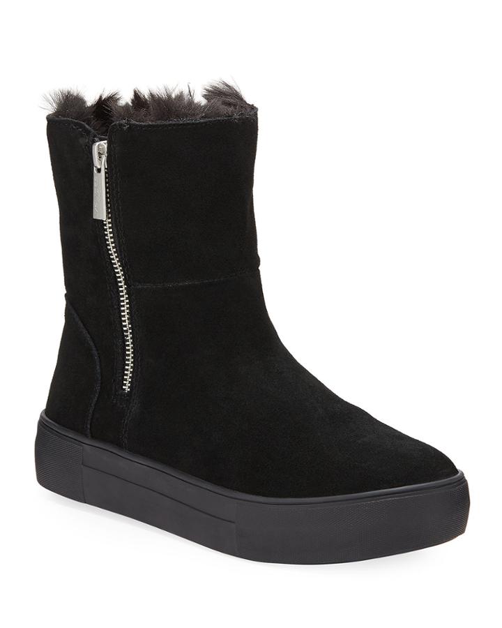 Alisa High-top Faux-fur Bootie