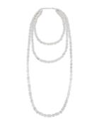 Senso Oval & Rectangle Disc Necklace