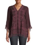 Assic V-neck Top With