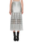 Drop-waist Silvertone Ribbed