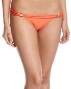 Bia Solid Swim Bottom, Peach