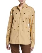 Golden-dotted Cotton Tunic
