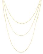 14k Italian Triple-chain Necklace