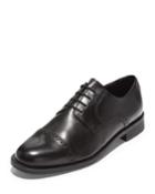 Men's Dustin Brogue Leather Oxfords, Black