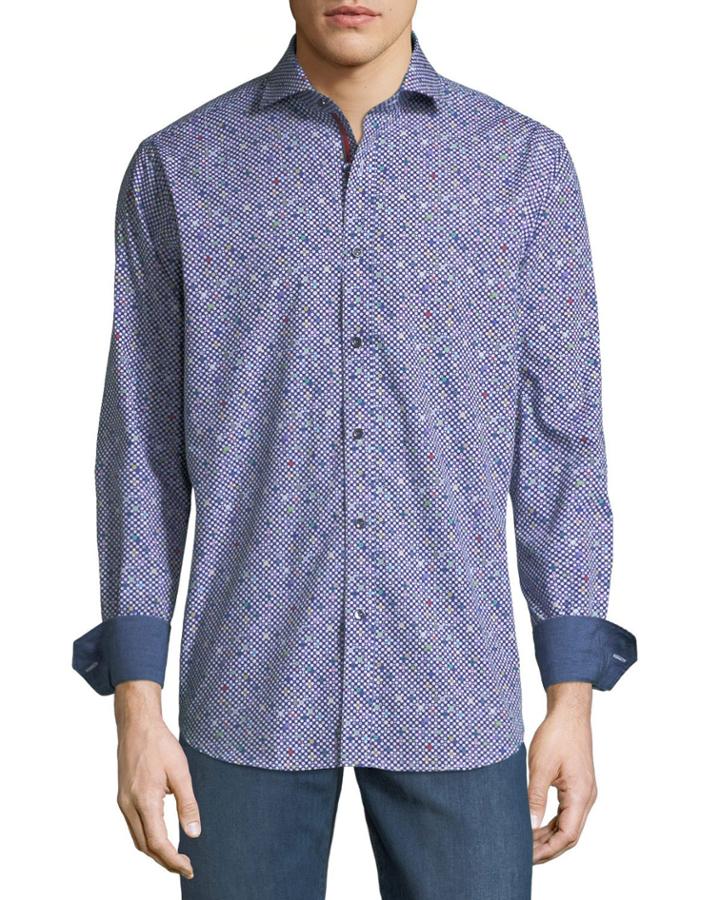 Classic-fit Long-sleeve Dots