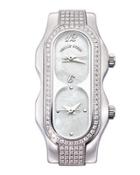 Mini Signature Double Diamond Watch Head, Mother-of-pearl Dial,