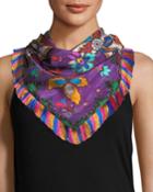 Reversible Scarf W/ Fringe