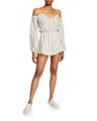 Voyage Cold-shoulder Romper