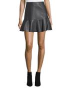 Vegan Leather Flounce