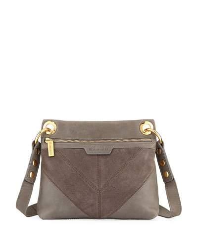 Clark Leather And Suede Crossbody Bag