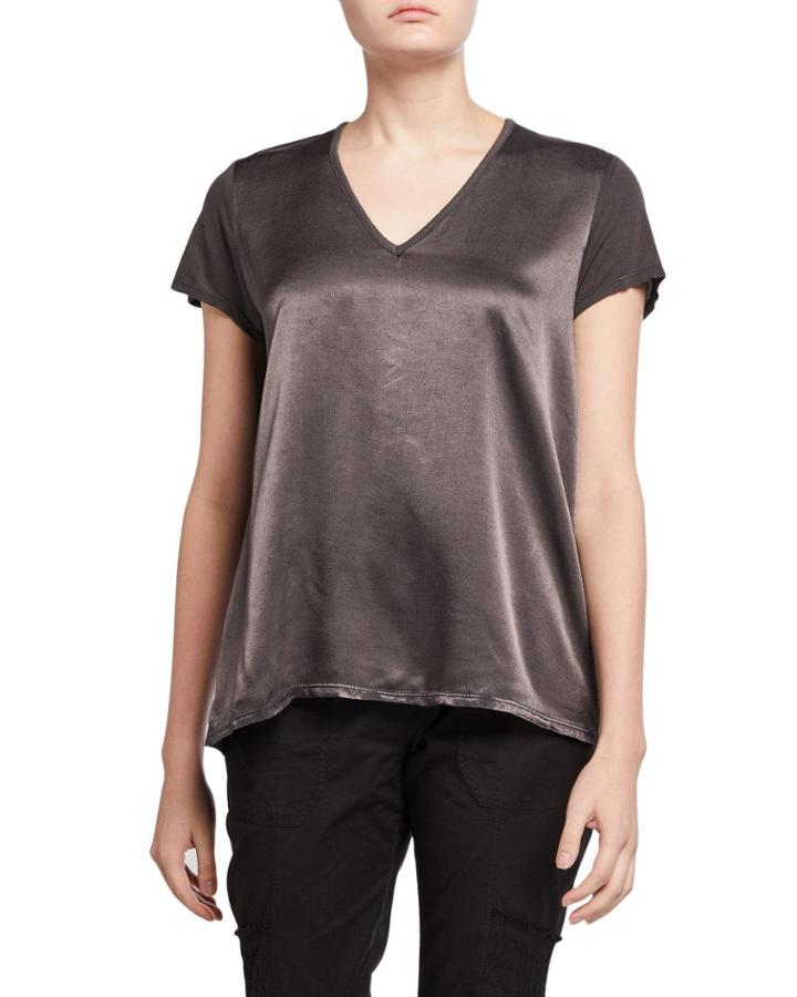 Cryus Short-sleeve Combo Top