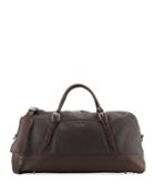 Cole Haan Pebbled Leather Duffle Bag, Chocolate, Cho