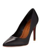Jean Leather Pointed Pump
