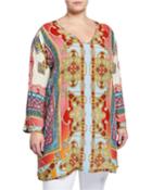 Afterglow V-neck Tunic,
