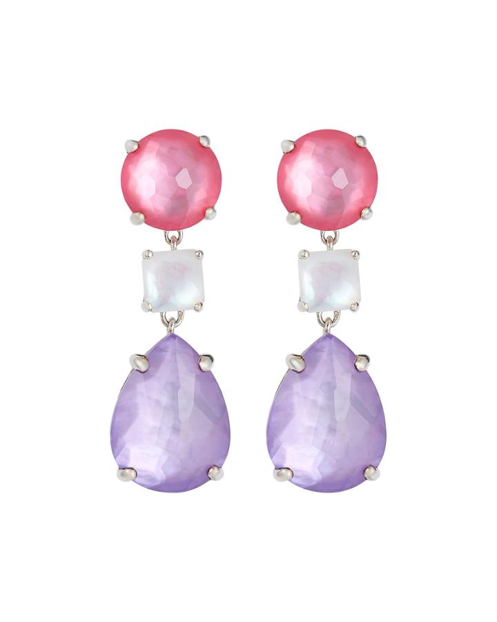 Wonderland 3-drop Earrings In Primrose