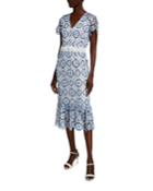 Multicolor Lace Cocktail Dress