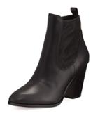 Senor Leather Chelsea Boot, Black