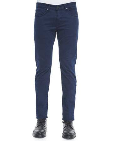 Kane Straight-leg Crown B Jeans, Navy